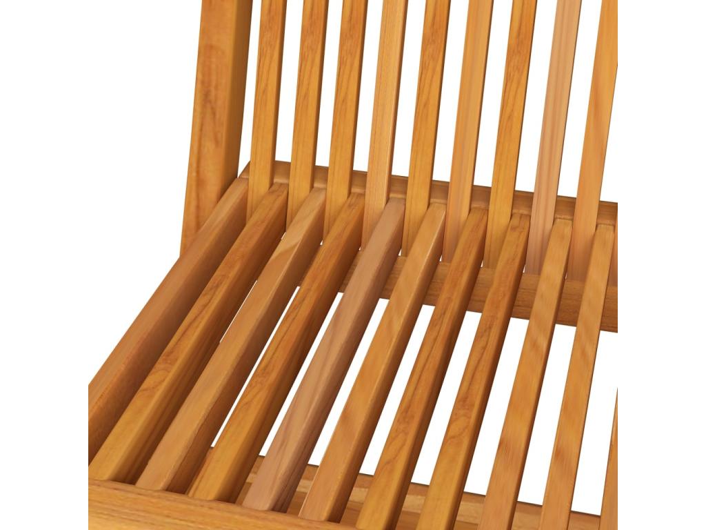 Garden chairs with burgundy red cushions, 2 pieces, solid teak, 95121WBPR