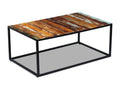 Coffee table, solid reclaimed wood, 100x60x40 cm, 17118PMGO