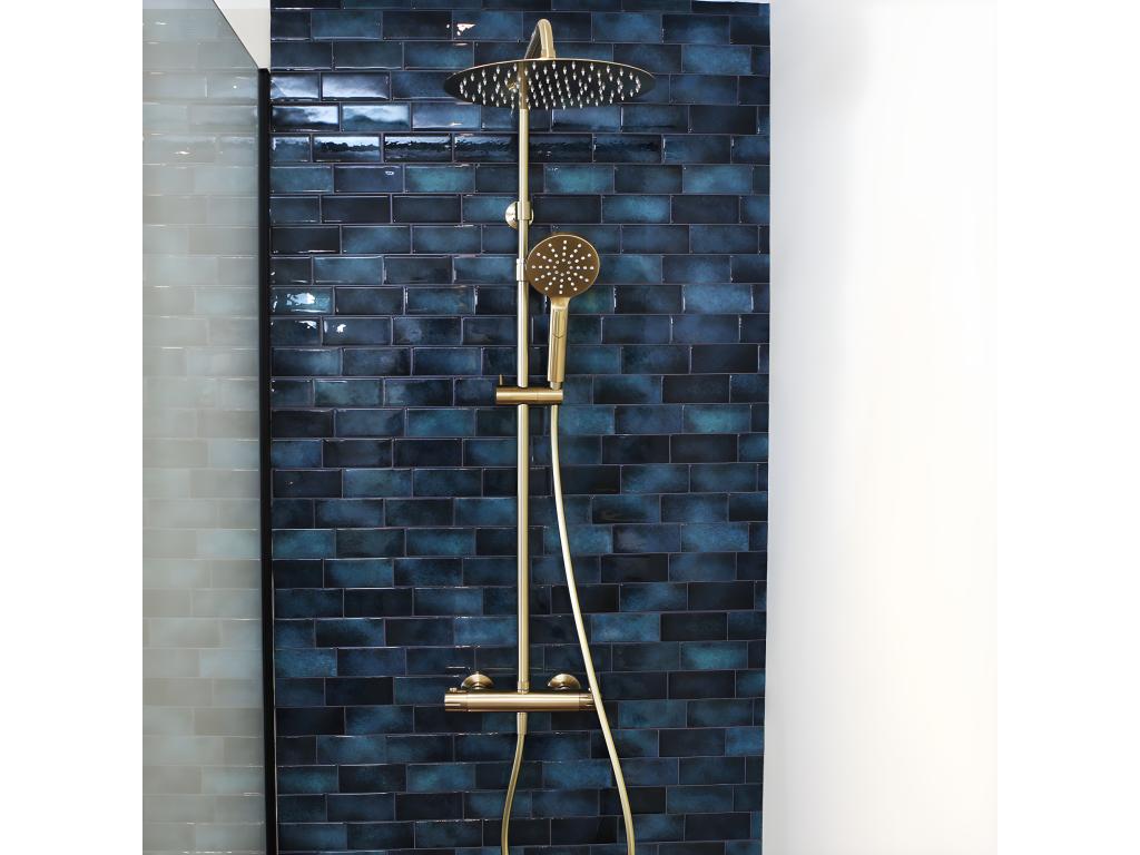 Artvivrestore brushed gold thermostatic shower column - Artvivrestore 75588ROYZ