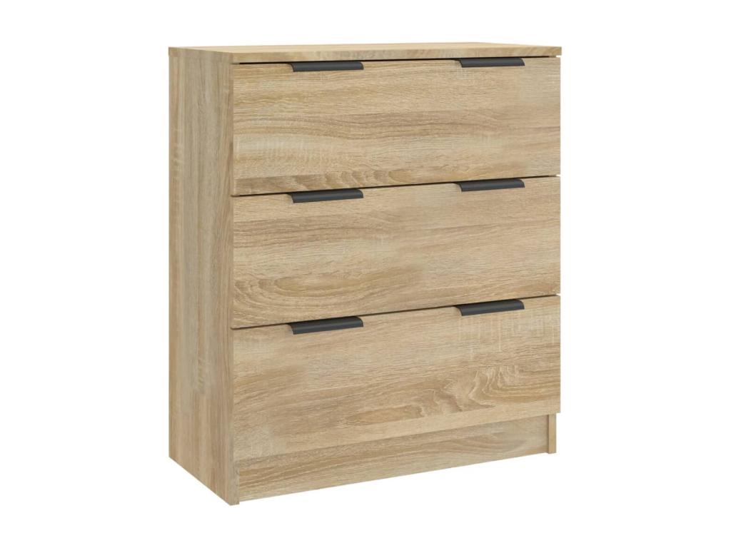 Maisonpuretop Oak Buffet 60x30x70 Engineered Wood 2 01084IYXL