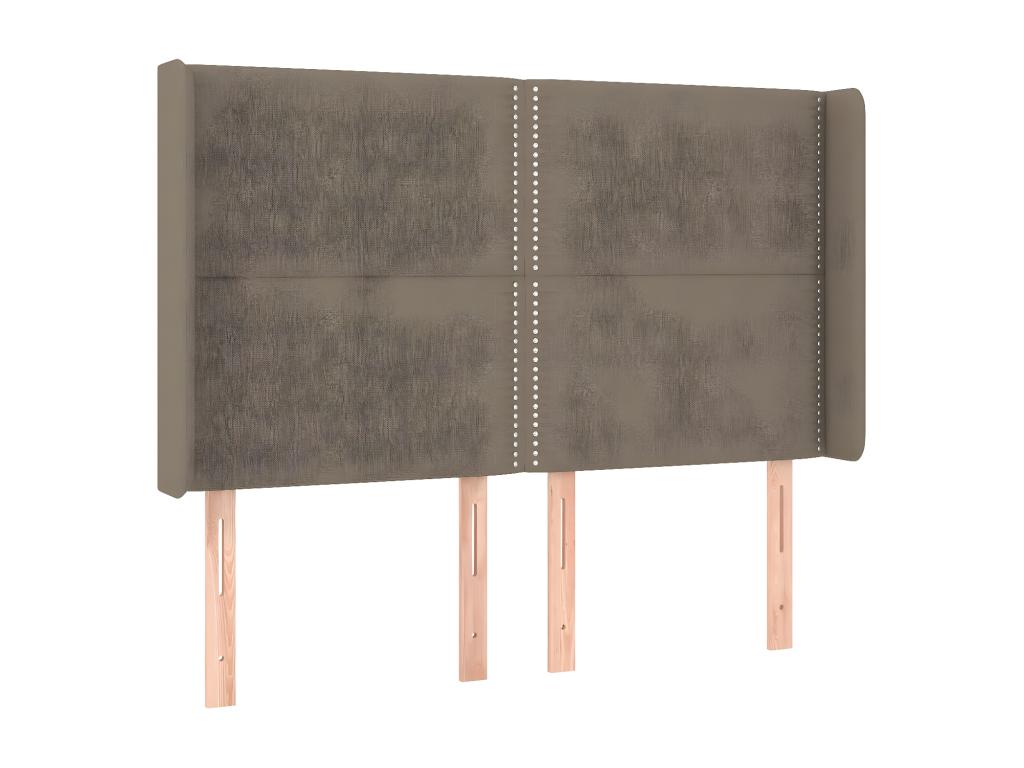 Headboard with wings Maisonpuretop 147x16x118/128 cm Fabric 58597RCNJ