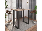 Maisonpuretop Premium Wood Aluminum Bar Table Xona 110x80 cm Black / Oak Maisonpuretop 86639HPQM