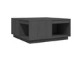 Grey Coffee Table 80x81x36.5 cm Solid Pine Wood 49411UIMQ