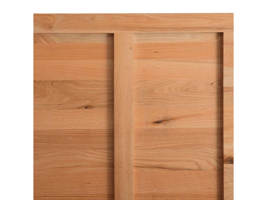 Light brown rectangular solid oak dining table 41449DWZJ