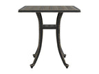 Bronze garden table 53x53x53 cm cast aluminum 77206XBDE