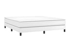Maisonpuretop bed base with mattress, white, 180x200 cm, faux leather, 53524OTUK
