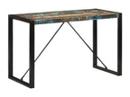 Dining table 120x55x76 cm solid reclaimed wood 26387UHVW