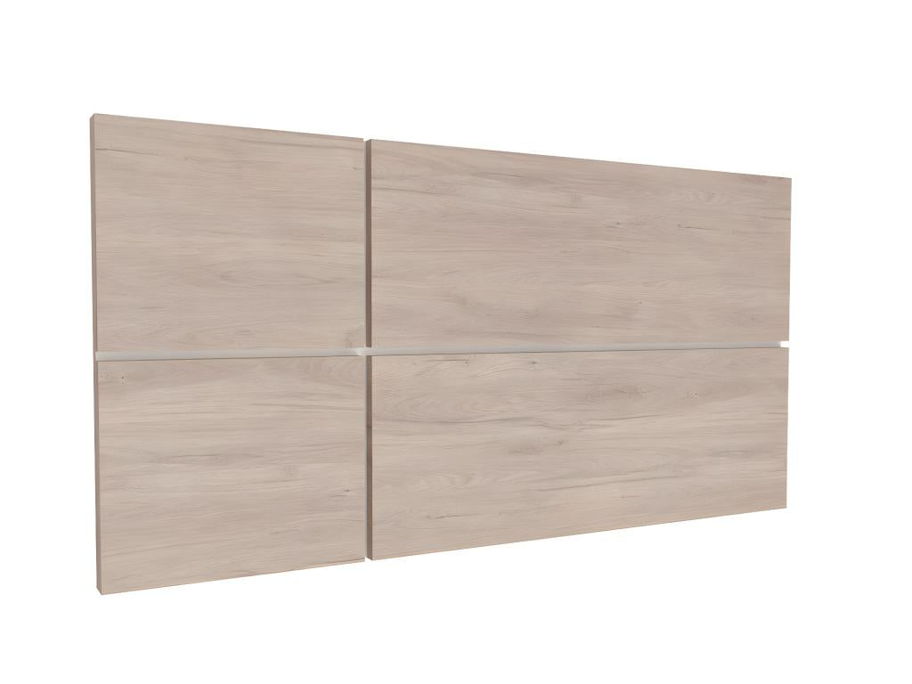 Children's headboard in wood/white effect - Height 50 x Length 100 x Depth 3.2 cm 55790PIFY