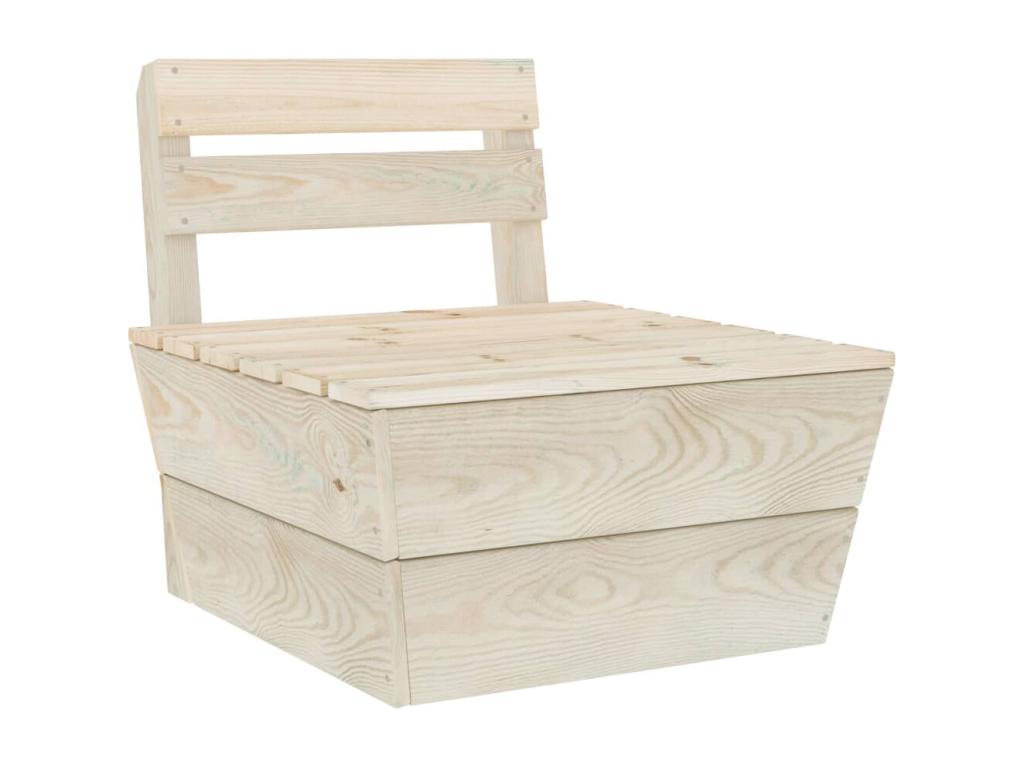 7-piece pallet garden furniture set, impregnated spruce wood 11775SFWO