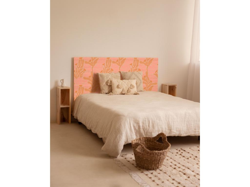 Printed natural pine wood headboard 105x80cm - Maisonpuretop 72219IOCT