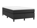 Artvivrestore bed base with black 120x190 cm faux leather mattress 58213XDAN