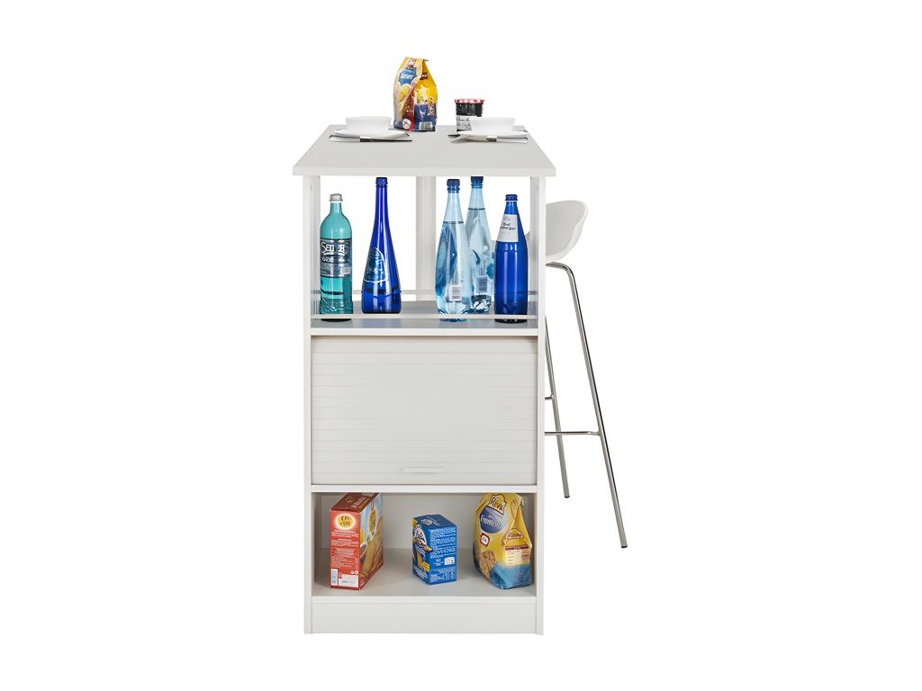 White kitchen counter table - Artvivrestore 29776NWOZ