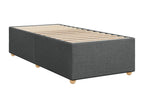 Maisonpuretop bed base with mattress, dark grey, 80x200 cm, fabric, 18194FCFO