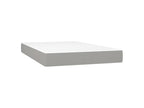 Maisonpuretop bed base with mattress, light grey, 120x200 cm, fabric, 49627AYNE