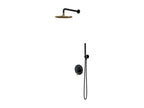 Black/Gold Recessed Y-Shaped Shower Column 62846BUJA