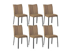 Artvivrestore - Set of 6 Artvivrestore Chairs with Cushion Cover 13655PNEA