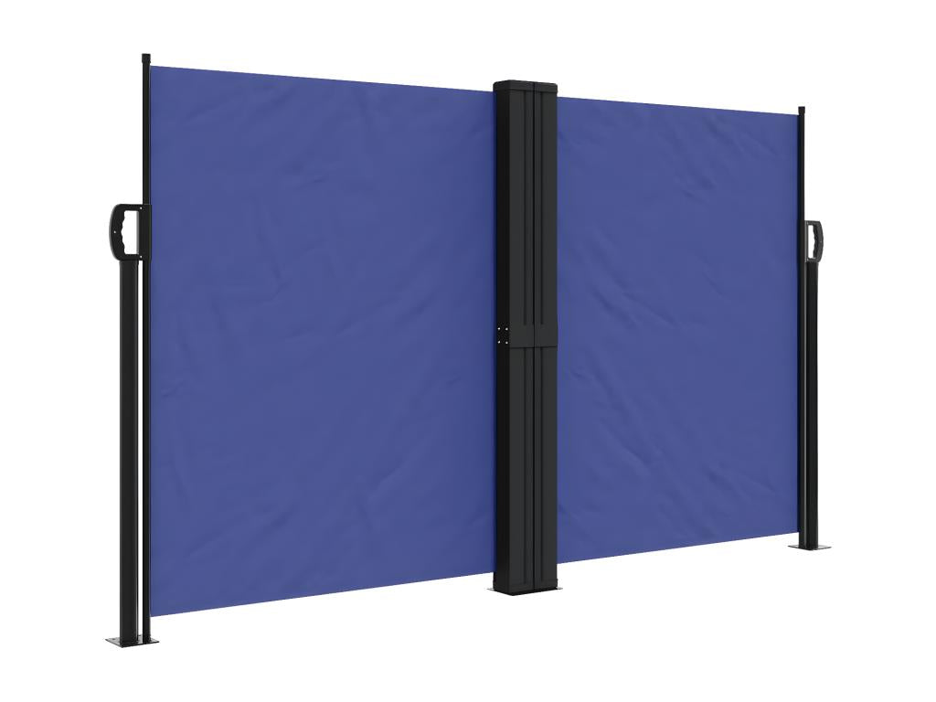 Retractable side awning, blue, 140x1000 cm, 90577KCOQ