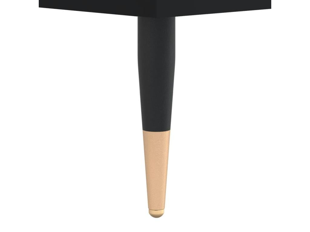 Black sideboard 104x35x70 cm engineered wood 47850KACN