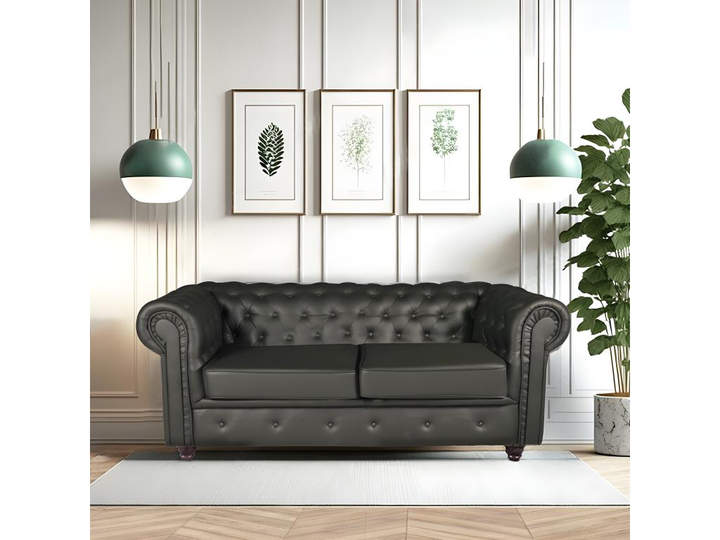 Calmetop 2-seater sofa / Black 97112JGOD