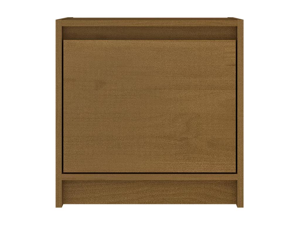 2-Piece Bedside Tables, Honey Brown, 40x30.5x40 cm, Pine Wood, 29964PZCY