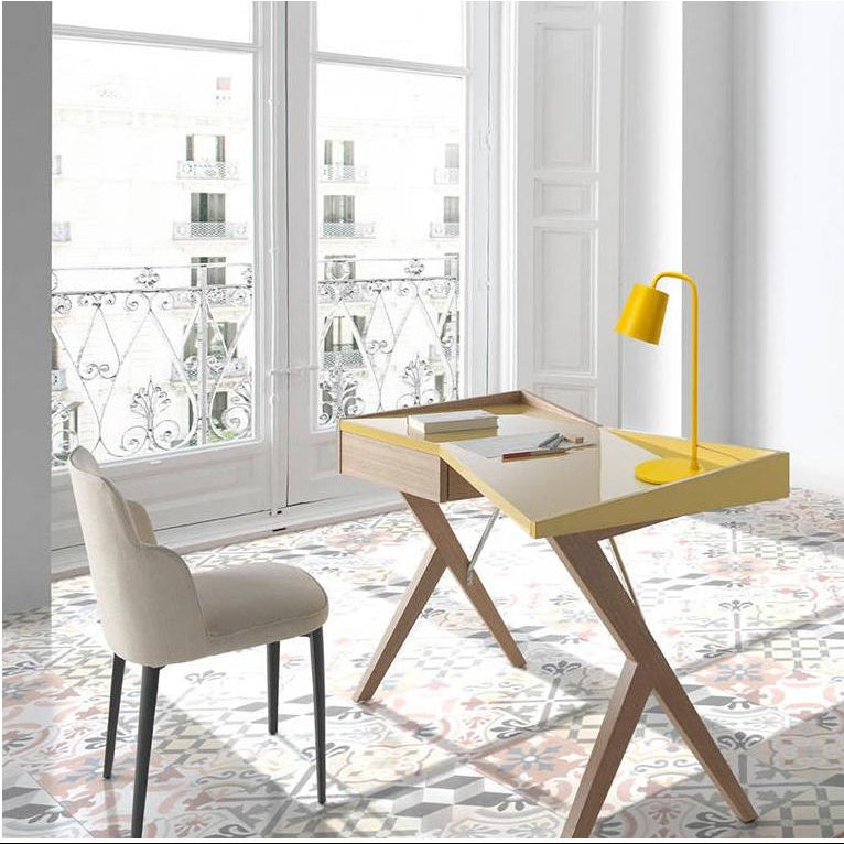 Maisonpuretop fabric chair with steel legs - set of 2 - Maisonpuretop color 10 28147PGXL