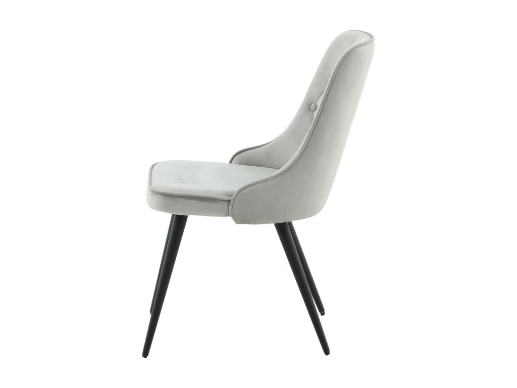 VELVET Maisonpuretop DRC 1NOS Chair 50x66x89 Gray 19005NGTQ