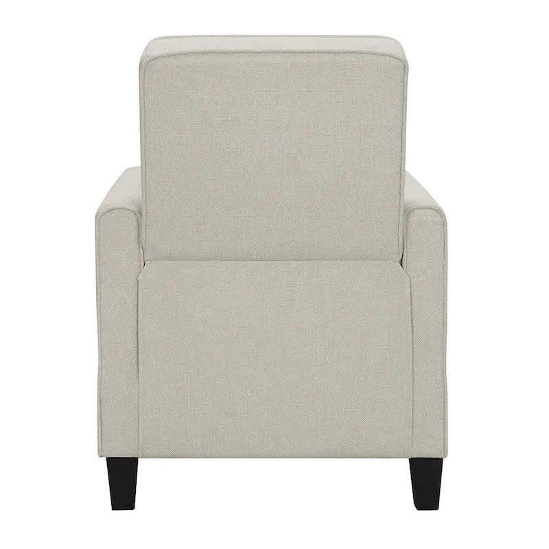 Haynes Traditional Fabric Welted Padded Recliner Chair by Furniture of America