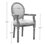 French Style Solid Wood Dining Chair