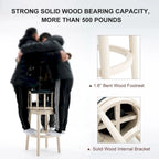 Leather Wooden Bar Stools