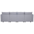 Modern DIY Collection - Convertible Modular Sectional Sofa - Linen Sofa Couch for Living Room Apartment Office