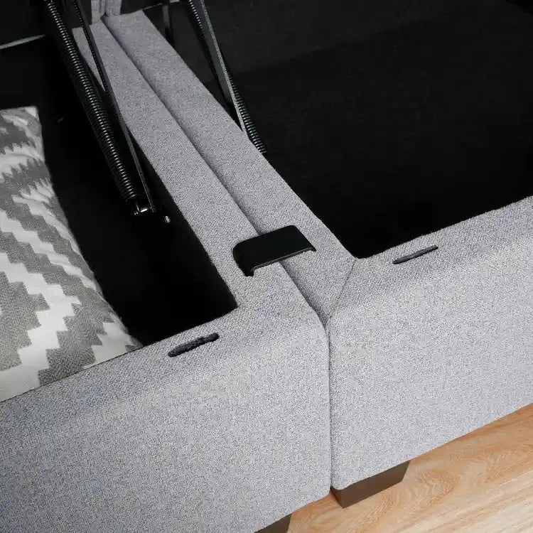 Modern DIY Collection - Convertible Modular Sectional Sofa - Linen Sofa Couch for Living Room Apartment Office