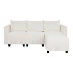 Modern DIY Collection - Convertible Modular Sectional Sofa - Linen Sofa Couch for Living Room Apartment Office
