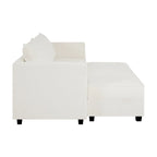 Modern DIY Collection - Convertible Modular Sectional Sofa - Linen Sofa Couch for Living Room Apartment Office