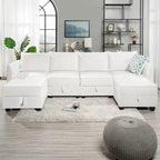 Modern DIY Collection - Convertible Modular Sectional Sofa - Linen Sofa Couch for Living Room Apartment Office