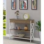 Convenience Concepts Tucson 1 Drawer Console Table with Shelves