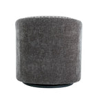 Porthos Home Wesa Swivel Fabric Upholstered Barrel Accent Chair