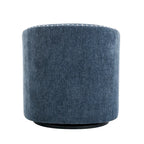 Porthos Home Wesa Swivel Fabric Upholstered Barrel Accent Chair
