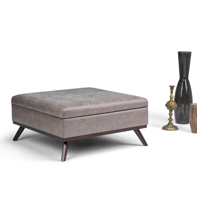 WYNDENHALL Ethan Mid Century Modern Table Ottoman