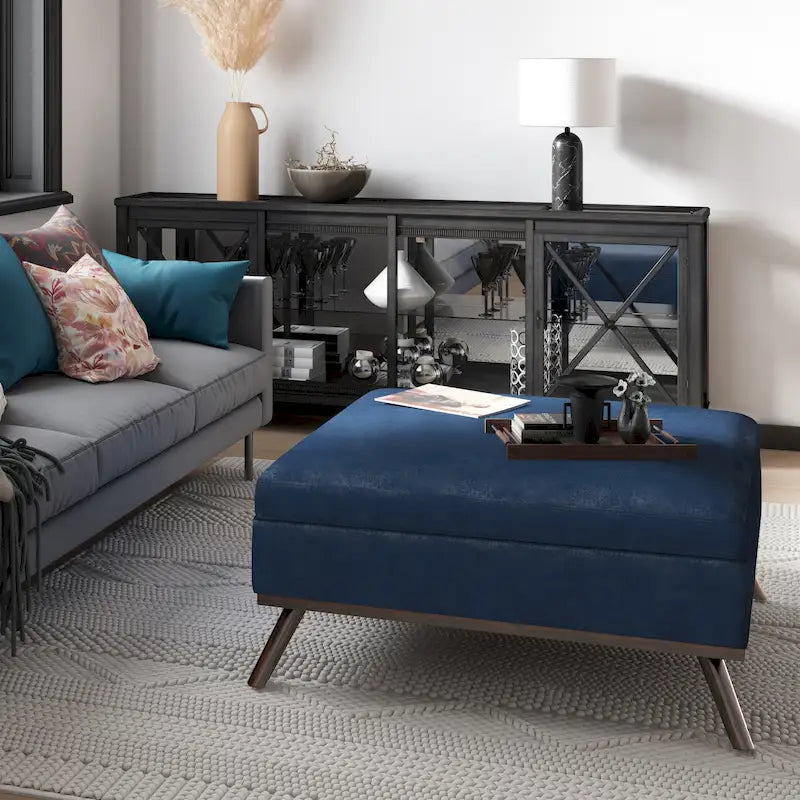 WYNDENHALL Ethan Mid Century Modern Table Ottoman