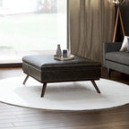 WYNDENHALL Ethan Mid Century Modern Table Ottoman