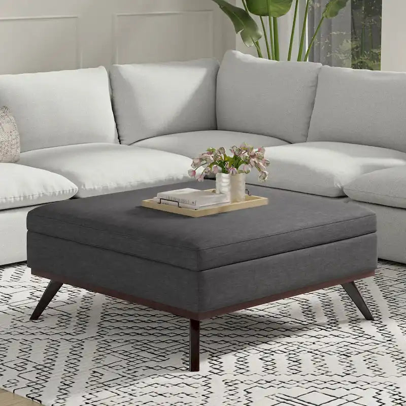 WYNDENHALL Ethan Mid Century Modern Table Ottoman