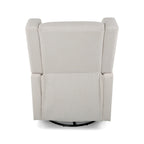 Hounker Contemporary Upholstered Swivel Recliner by Christopher Knight Home