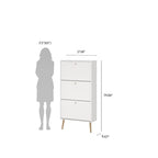 Carson Carrington Bodo 3-drawer Shoe Storage Cabinet