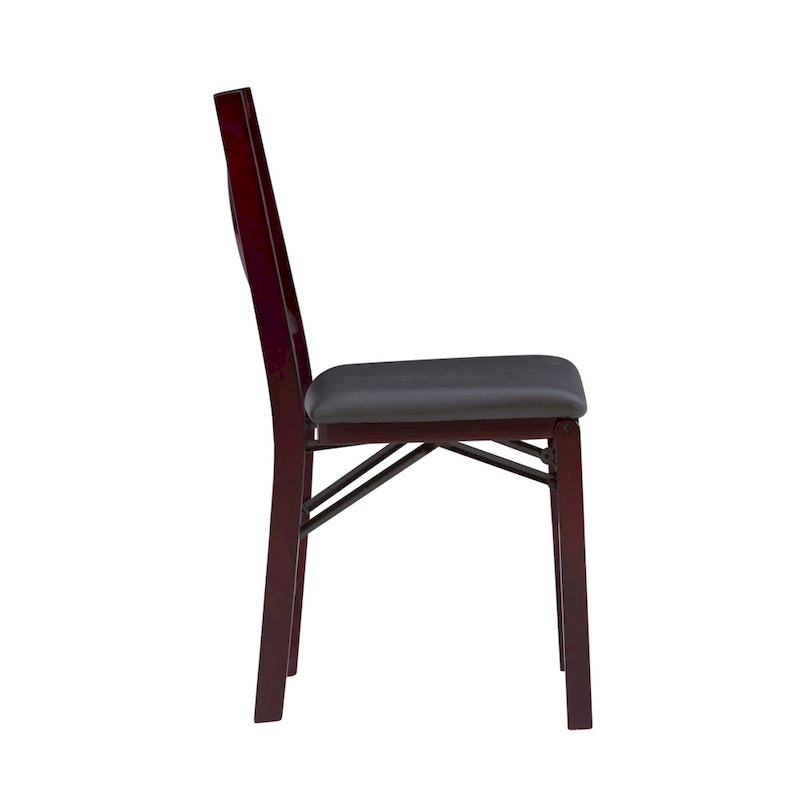 Porch & Den Espresso Folding Chair (Set of 2)