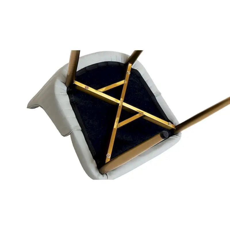 Set of 2 Upholstered PU Leather Dining Chairs Side Chair