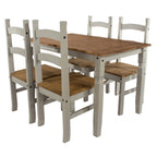 Solid Wood Dining Chairs (Set of 2) Farmhouse - Corona Collection