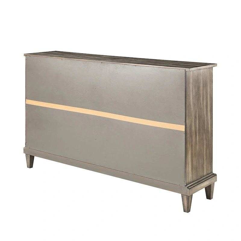 Angel Traditional Distressed Storage Sideboard with Adjustable Shelves by HULALA HOME