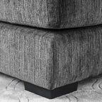 Kintra Contemporary Chenille Padded Cocktail Ottoman by Furniture of America