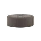 Madison Park Aberdeen Upholstered Tufted Oval Oversized Ottoman