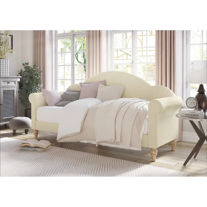 Chaise Upholstered Twin Daybed